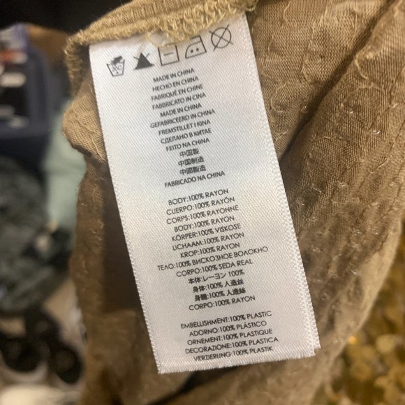 Michael Kors Gold Sequin Dress XS - Picture 2 of 5